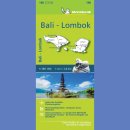 Bali, Lombok. Mapa turystyczna 1:180 000