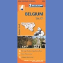 Belgia Południowa (Belgium South). Mapa turystyczna 1:200 000.