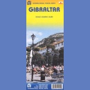 Gibraltar. Plan 1:10 000. Mapa 1:80 000.