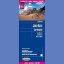 Jordania (Jordan). Mapa 1:400 000.