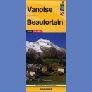 PN Vanoise, Beaufortain. Mapa turystyczna 1:60 000.