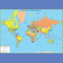 Świat polityczny 1:30 000 000. Mapa ścienna.