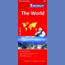 Świat polityczny (The World). Mapa składana 1:28 500 000.