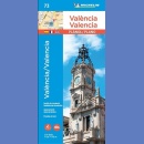 Walencja (Valencia). Plan miasta 1:11 000. 
