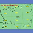 Mapa topograficzna 1:25 000. Układ 1965<BR>Woj. podlaskie, pow. kolneński