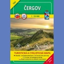 104 Góry Czerchowskie (Čergov, Cergov). Mapa turystyczna 1:50 000