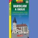 1113 Bardiów i okolice (Bardejov a okolie). Mapa turystyczna 1:50 000