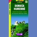 1115 Domasza, Humenne (Domaša, Humenné). Mapa turystyczna 1:50 000
