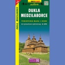 1116 Dukla, Medzilaborce. Mapa turystyczna 1:50 000