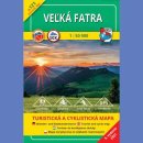 121 Wielka Fatra (Veľká Fatra)<BR>Mapa turystyczna 1:50 000