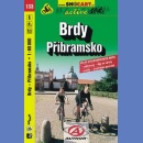 133 Brdy, Okolice Przybramu (Brdy, Příbramsko). Mapa rowerowa 1:60 000.