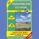 147 Równina Wschodniosłowacka (Východoslovenská Rovina. Veľké Kapušany). Mapa turystyczna 1:50 000