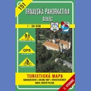 151 Pogórze Trnawskie. Senec (Trnavská pahorkatina. Senec). Mapa turystyczna 1:50 000
