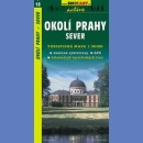 18 Okolice Pragi północ (Okoli Prahy Sever). Mapa turystyczna 1:50 000.