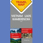 Wietnam, Laos, Kambodża. (Vietnam, Laos, Kambodscha). Mapa 1:1 500 000. Travel Map 
