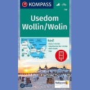 Uznam. Wolin. Mapa turystyczna 1:50 000 wodoodporna