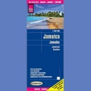 Jamajka (Jamaika, Jamaica). Mapa turystyczna 1:150 000 wodoodporna.
