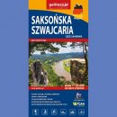 Saksońska Szwajcaria. Część zachodnia. Mapa turystyczna 1:25 000.