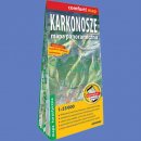 Karkonosze. Mapa turystyczna panoramiczna laminowana 1:33 000. comfort! map