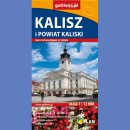 Kalisz. Plan miasta 1:12 000. Powiat Kaliski. Mapa turystyczna 1:60 000