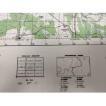 Kępice N-33-070-A,B. Mapa topograficzna 1:50 000 Układ UTM