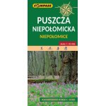 Puszcza Niepołomicka, Niepołomice. Mapa turystyczna 1:35 000, plan miasta 1:10 000