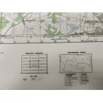 Choszczno N-33-103-A,B. Mapa topograficzna 1:50 000 Układ UTM