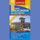 Powiat Kluczborski dla aktywnych. Mapa 1:50 000.