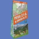 Prokletije. Alpy Albańskie. Mapa trekkingowa 1:65 000