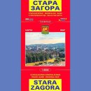 Stara Zagora. Plan miasta 1:8 000. 