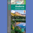 Andora (Andorra). Mapa turystyczna 1:40 000 + informator