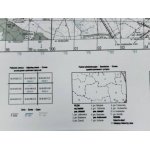 Wojsławice M-34-048-A,B.<BR>Mapa topograficzna 1:50 000 Układ UTM