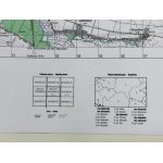 Jędrzejów M-34-053-A,B. Mapa topograficzna 1:50 000. Układ UTM