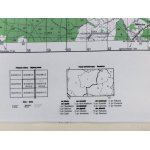 Szprotawa M-33-020-A,B. Mapa topograficzna 1:50 000 Układ UTM