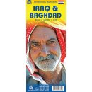 Irak, Bagdad. Mapa 1:1 200 000. Plan miasta 1:25 000.