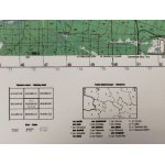 Kalety M-34-050-A,B. Mapa topograficzna 1:50 000 Układ UTM