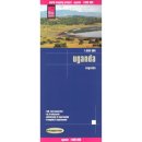 Uganda. Mapa drogowa 1:600 000.