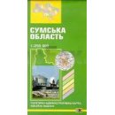Obwód Sumski (Sumska Oblast). Mapa administracyjna 1:250 000.