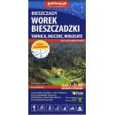 Bieszczady - Worek bieszczadzki. Mapa turystyczna 1:25 000. Laminowana