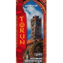 Toruń. Plan centrum miasta 1:4000, laminowany, kieszonkowy