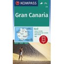 Wyspy Kanaryjskie: Gran Canaria. Mapa samochodowa 1:50 000.