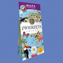 Zwierzęta Świata. Mapa z naklejkami.