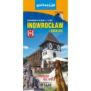 Inowrocław i okolice. Plan miasta 1:11 000. Mapa okolic 1:120 000. 
