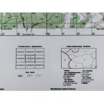 Kostrzyn nad Odrą N-33-126-A,B. Mapa topograficzna 1:50 000 Układ UTM