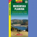1105 Murańska Płanina (Muránska planina). Mapa turystyczna 1:50 000.