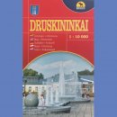 Druskieniki (Druskininkai). Plan miasta 1:10 000