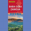 Babia Góra, Zawoja. Mapa turystyczna 1:30 000.