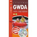 Gwda. Mapa kajakowa 1:100 000, foliowana