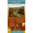 Kazachstan (Kazakhstan). Mapa geograficzno-drogowa 1:3 000 000.