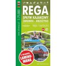 Rega. Spływ Świdwin-Mrzeżyno. Mapa kajakowa 1:75 000, foliowana